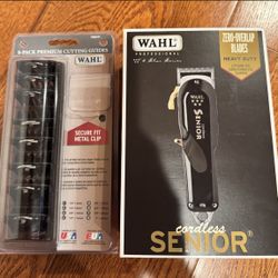 Wahl Cordless  Senior Clipper & Cutting Guides 