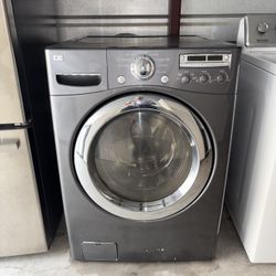 Gray LG Washer
