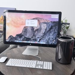 Apple Mac Pro + 27” Thunderbolt Display Bundle • 6-Core 3.5GHz • 16GB • 1TB SSD • D700