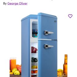 Blue Vintage Fridge Brand New 