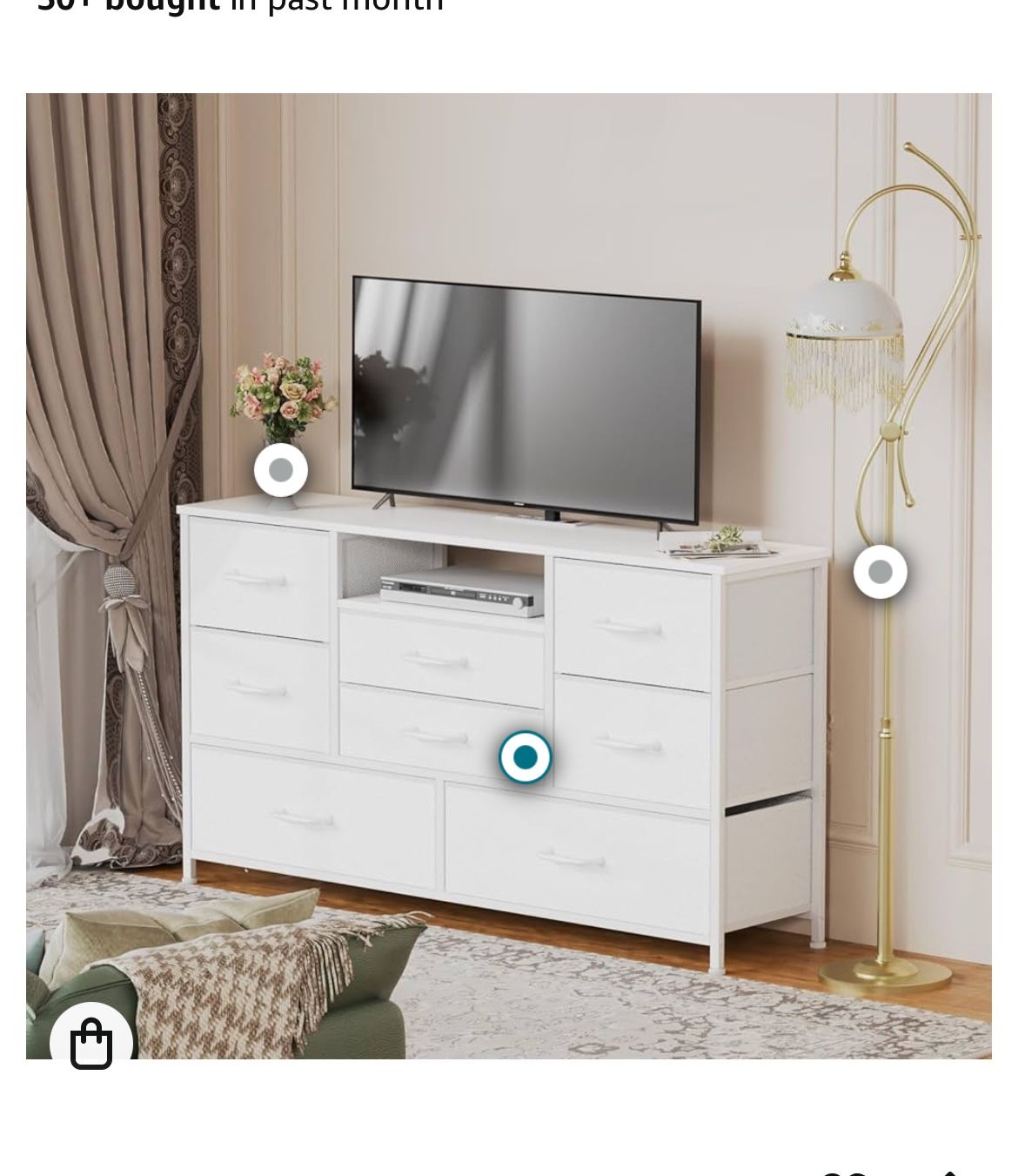 White Brand New Furnulem Dresser