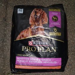 30lbs Purina Pro Plan Dry Dog Food for Adult Dogs, High Protein, Sensitive Stomach, Salmon &amp;  Rice