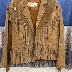 Leather Fringe Jacket (women’s)