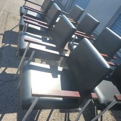 8 Office Chairs 