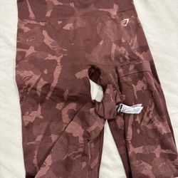 Red Camo Leggings Gymshark Leggings