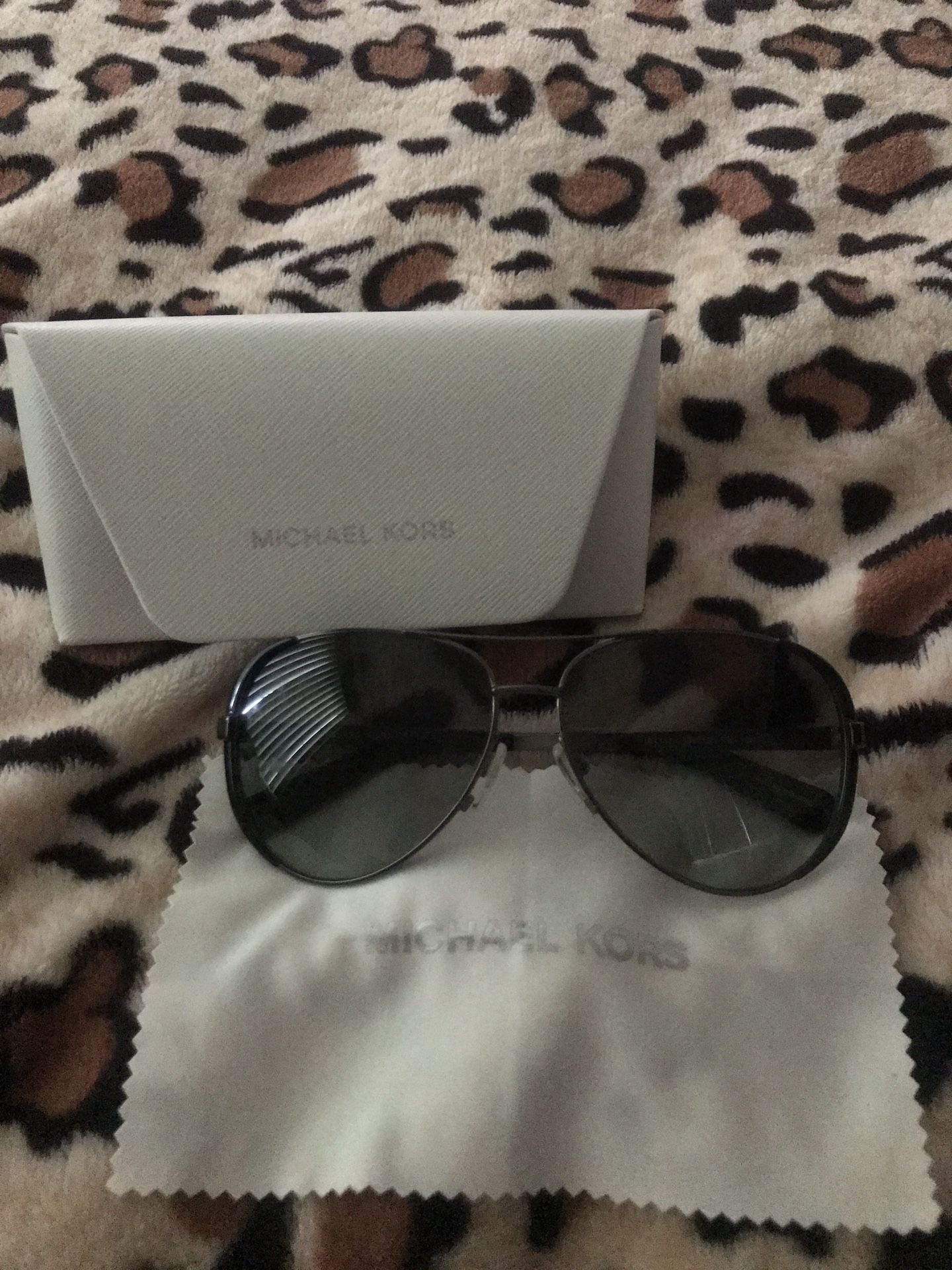 Michael Kors Aviator Sunglasses 