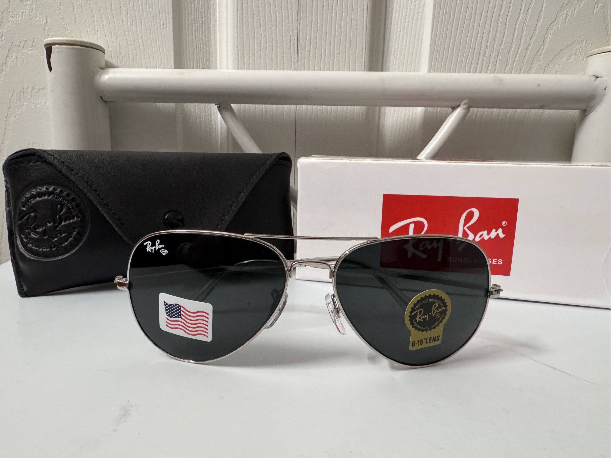 Ray-Ban Silver Aviator Sunglasses