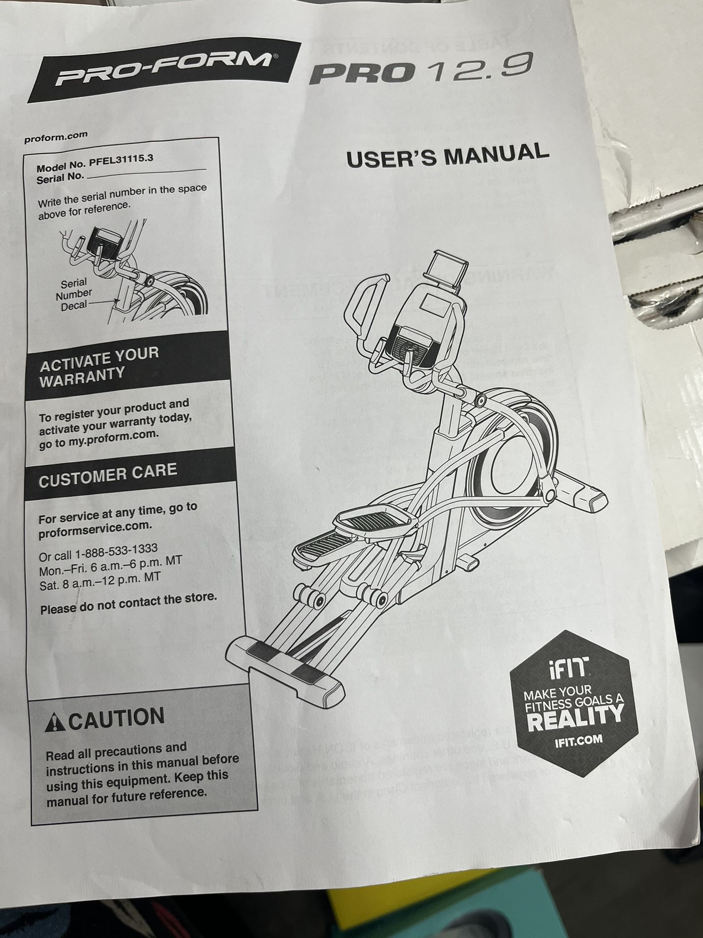 ProForm Elliptical
