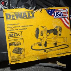 *NEW* Dewalt 20 Volt Grease Gun 