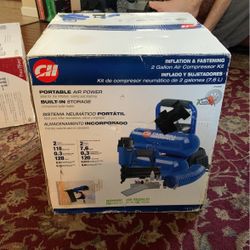Brand New Campbell Hausfeld 2 Gallon Air Compressor Kit
