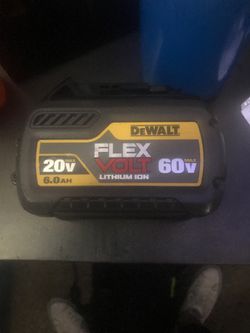 60v Flex Volt Dewalt battery