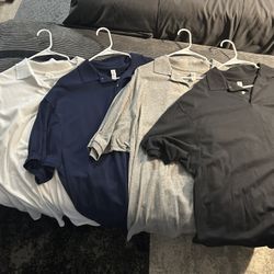 4 Shirts $8 Each Or $25 For All