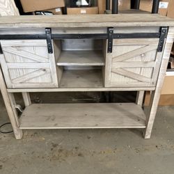 Rustic Wooden Console Table