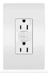 LEGRAND - Tamper-Resistant 15A Duplex Self-Test GFCI Receptacles