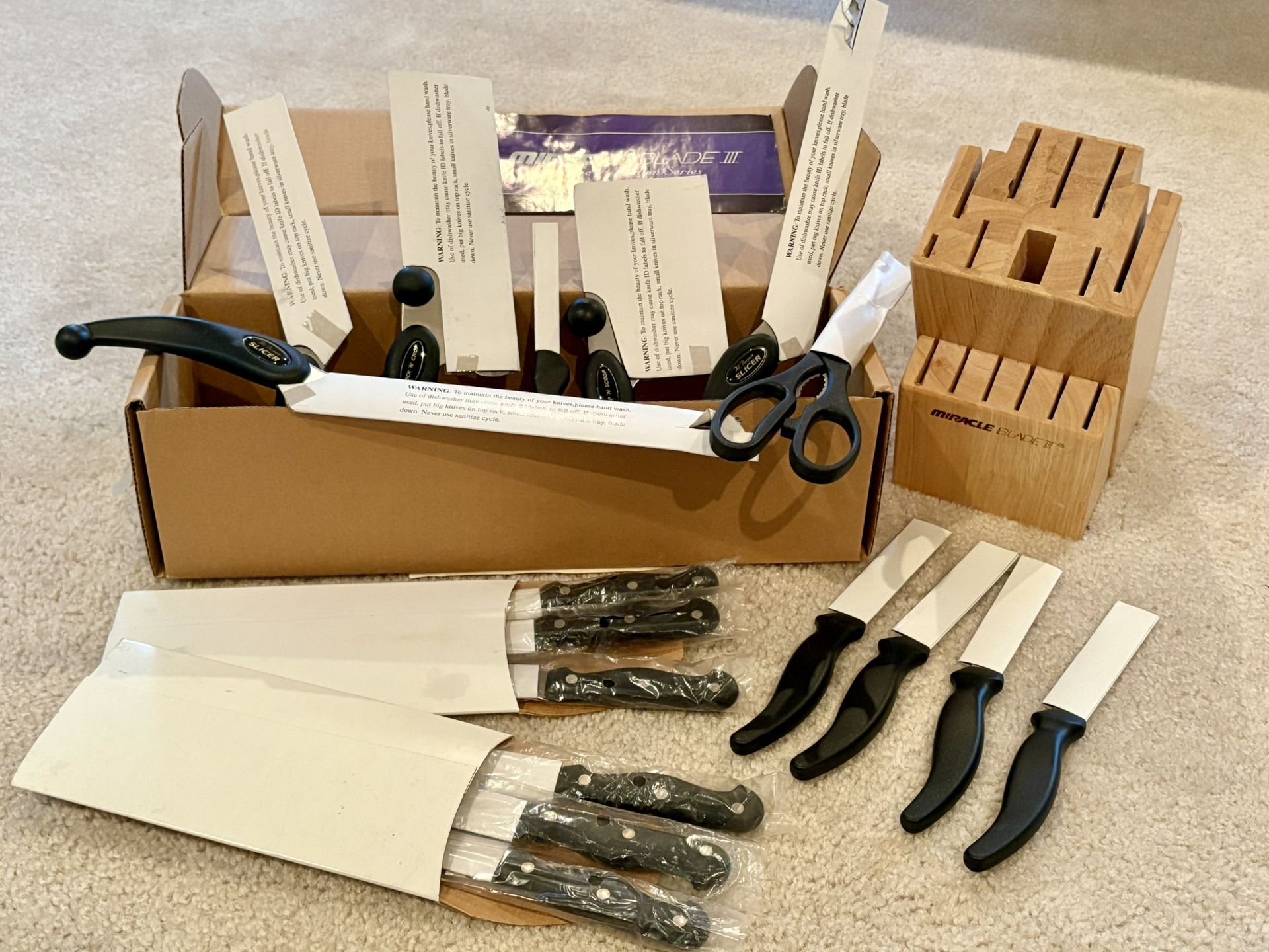 Miracle Blade III Perfection Series Knife Block Set