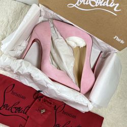 Christian Louboutin So Kate 120  Pink Suede