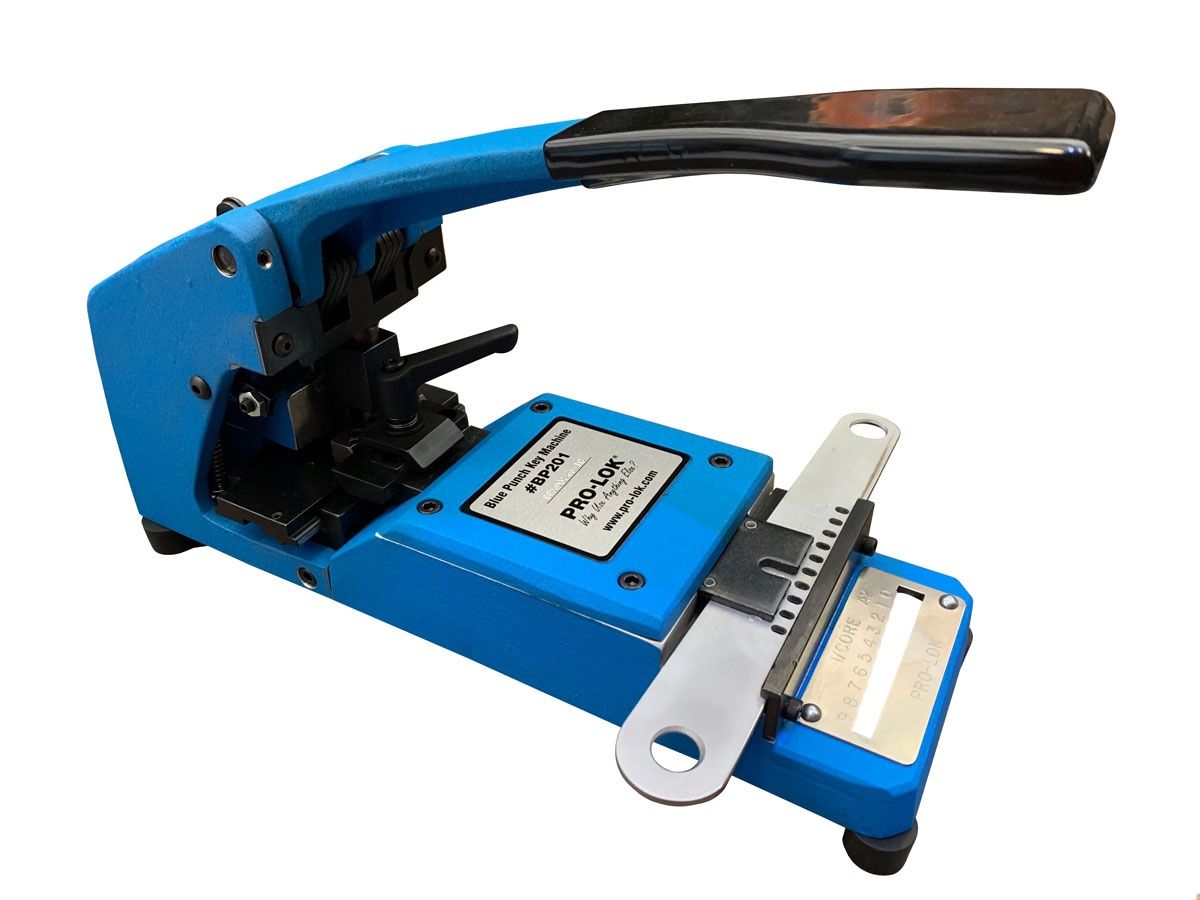 Keymaker Blue Punch Pro-Lok Schlage BP201SC Classic Blue Punch Key Making Machine for Sale ...