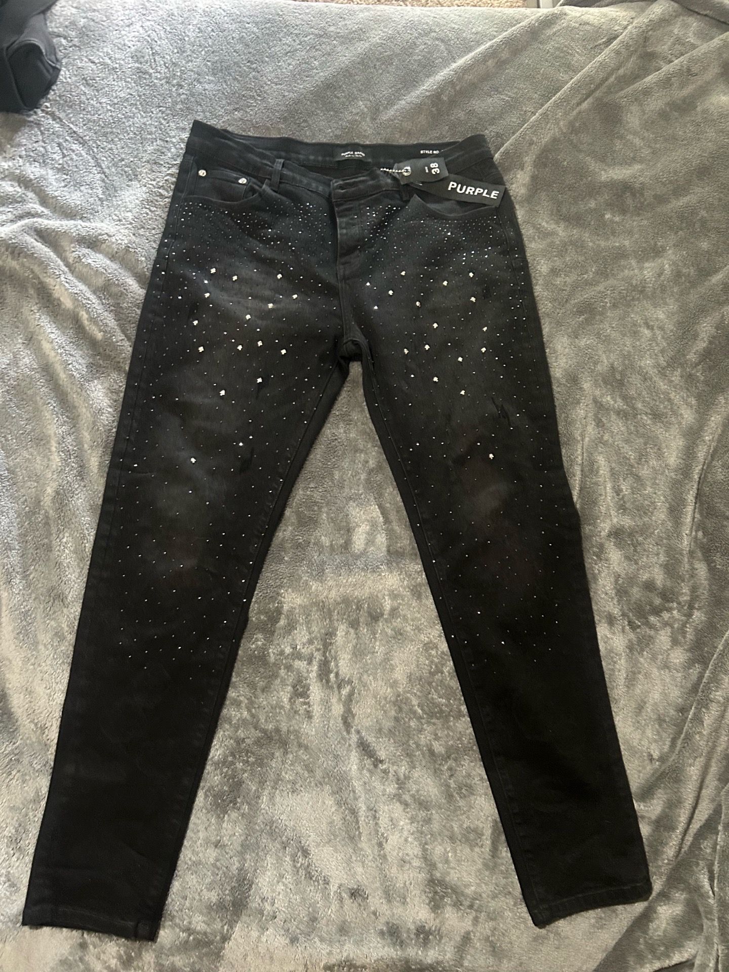 Black Purple jeans