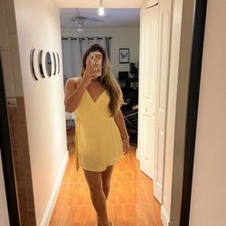 Yellow romper