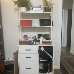 Office Shelf With Filing Cabinet
