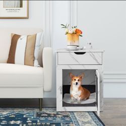 Brand new 2-In-1 Dog House with Drawer and Wired Wireless Charging