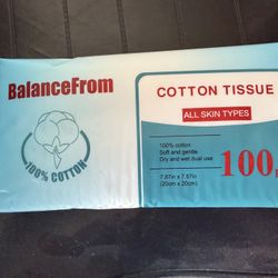 100% COTTON TISSUES = BOX COMES WITH 6 