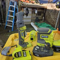 Ryobi 18v power tools like new (read description)