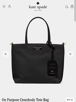 Kate Spade On Purpose Crossbody Tote Bag