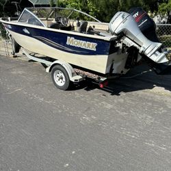 2004 Monark Boat And Trailer