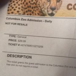 Columbus Zoo Tickets 