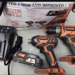 Ridgid Impact And Drill