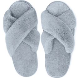 Bergman Kelly Open Toe Slippers for Women (Clouds Collection - Scuff Style), US Company