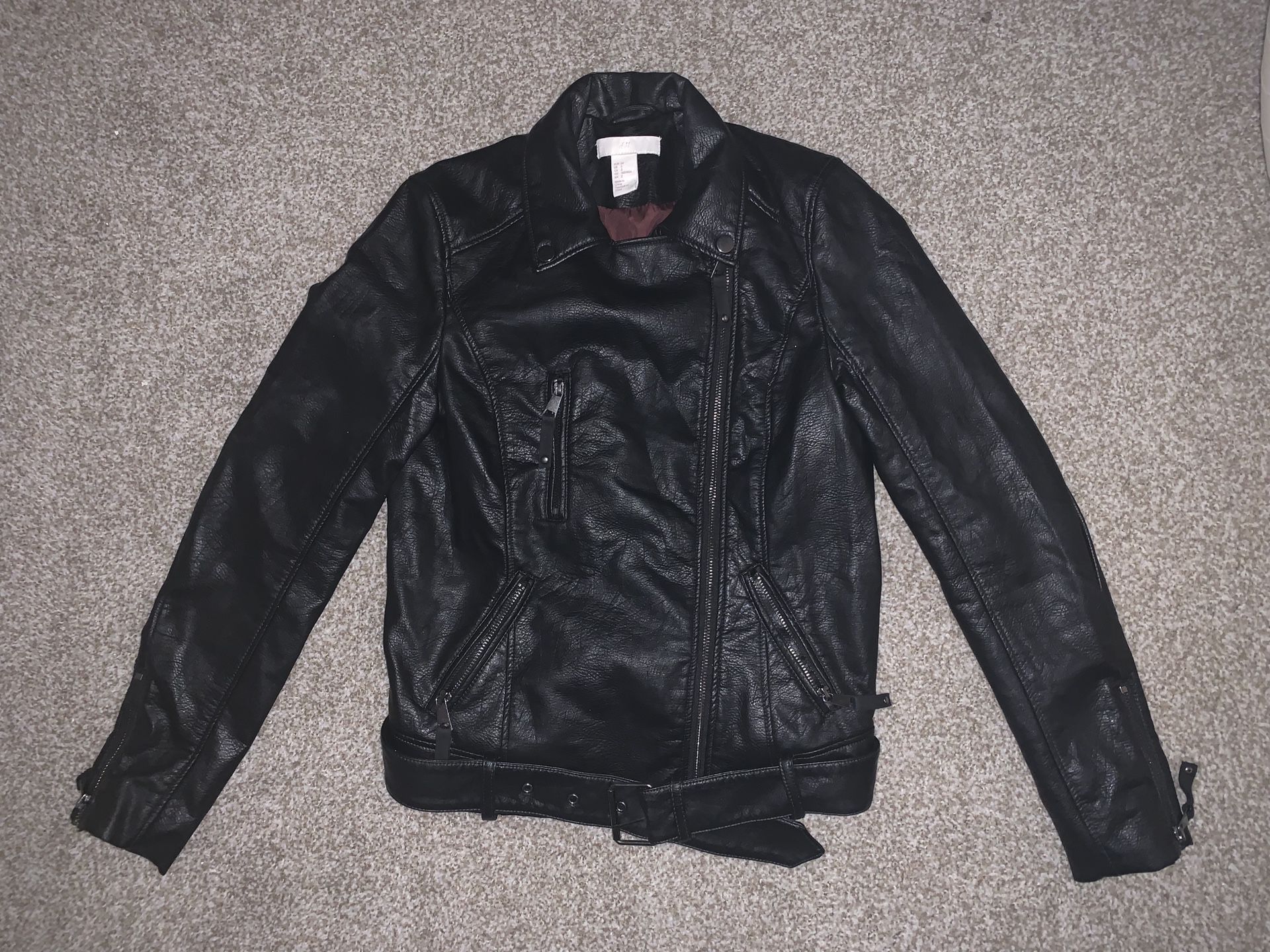 Pleather jacket - size 2