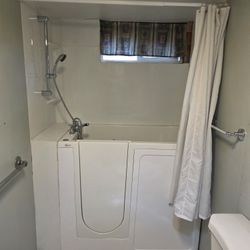 Premier Walk-In Tub Shower With Jets