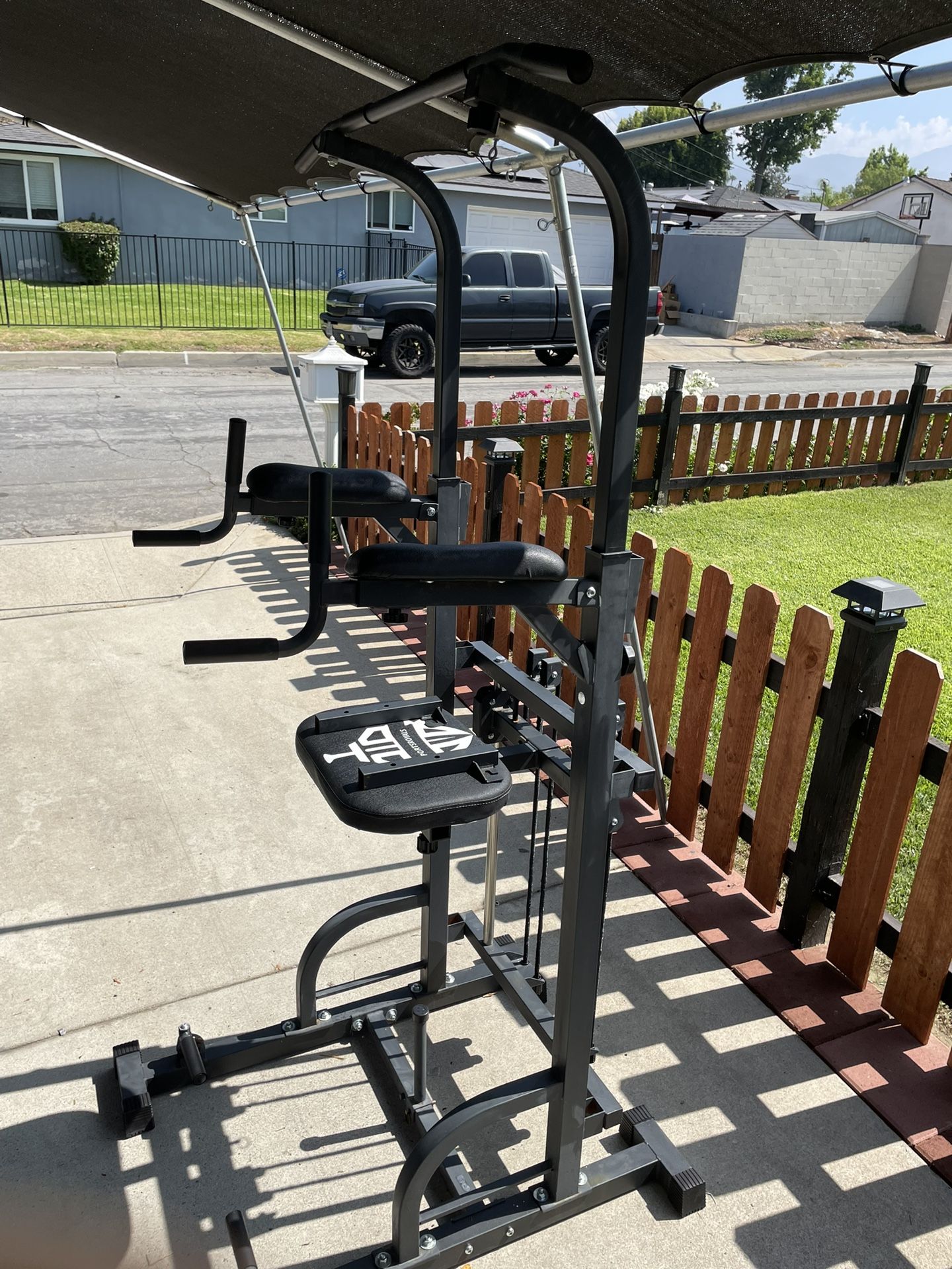 Sportsroyals Power Tower Dip Station Pull Up Trainer 