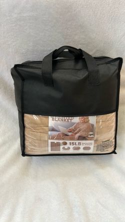 15LB Weighted Blanket with Carry Bag