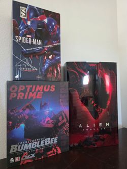 Hot Toys Spiderman Threezero Optimus prime Alien