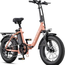 ENGWE 1125W Electric Bike for Adults, L20 2.0 20''×3.0" Fat Tire Electric Bicycle 52V 13Ah Removable Battery Max Range 68Miles & 28MPH for Urban Commu