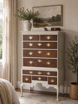 Century Furniture Highboy Dresser – Solid Wood | Vintage Statement Piece