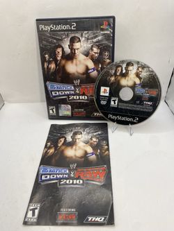 WWE Smackdown vs. Raw 2010 PS2 CIB W/ Manual - PlayStation 2