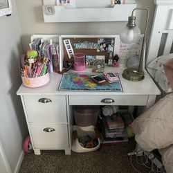 Kids Desk White 