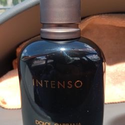 Authentic Dolce Gabbana Intenso Eau De Parfum 4.2oz Bottle 90% Full (No box) Asking $60 Firm on Price 