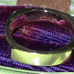 14k Custom Square Top Ring Size 6