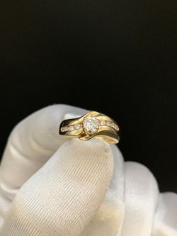 GOLD DIAMOND RING #36058