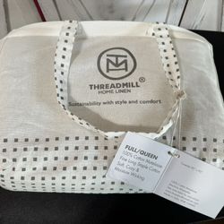 New Threadmill Luxury Cotton Blankets for Queen Size Bed