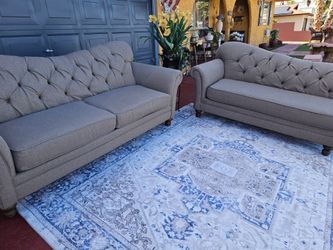 Beautiful living room set couch and lounge totally Deep Clean Good Condition No Stains No Smell like New furniture