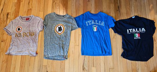 AS Roma & Italy T-Shirts (Small)