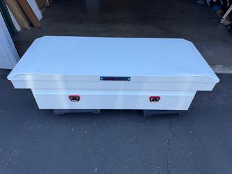 Weatherguard 116-3-04 Crossover Truck Tool Box in Steel, 72 in. Full-Size Extra Wide  White
