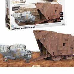 STAR WARS RAZOR CREST & SANDCRAWLER 3D PUZZLE SET NEW