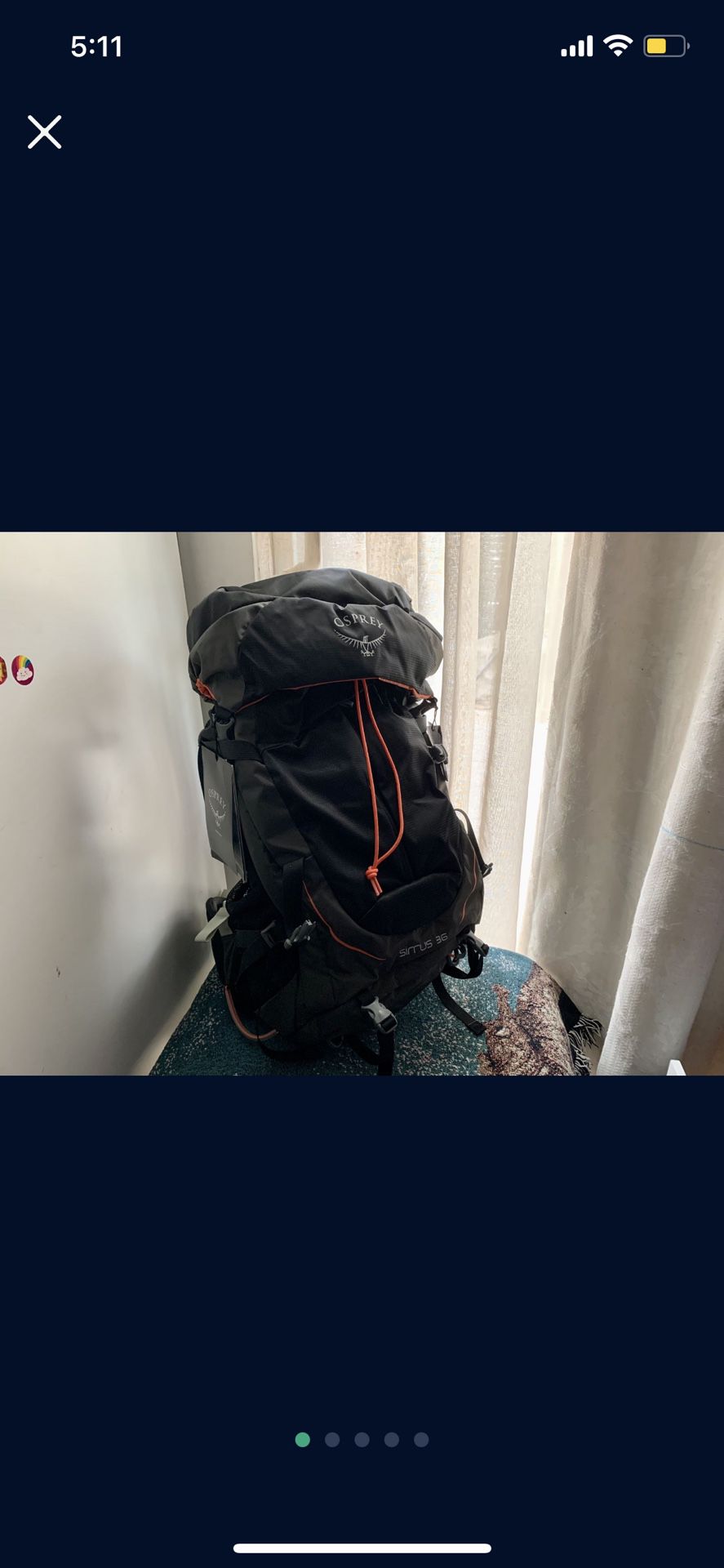 Brand New Osprey Sirrus 36L Women’s Hiking Backpack